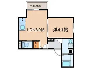 ポモナ【3階】の間取り