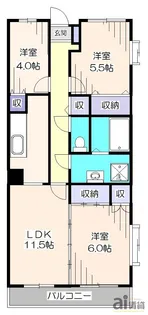 東京都西東京市芝久保町3【マンション】の間取り
