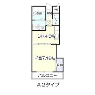 アンソレイエ・ロジュマン【3階】の間取り