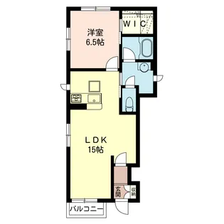 カルム白鷺【1階】の間取り