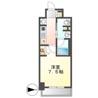 1Kの間取り画像