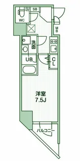 オルタナ北品川【4階】の間取り