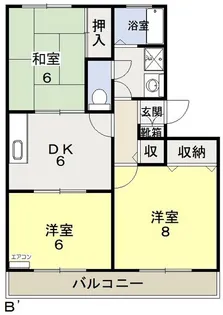 クレセント中仙道【2階】の間取り