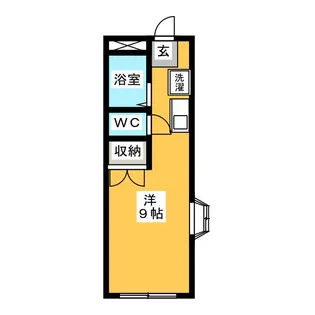 エステートピア暁【2階】の間取り