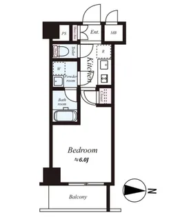 ブライズ大森東DUE【9階】の間取り