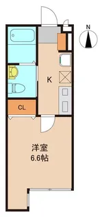 千葉県松戸市東平賀【アパート】の間取り