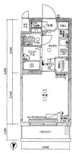 ルーブル芦花公園【2階】の間取り