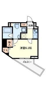 エル・ヴィエント・アース田端【6階】の間取り