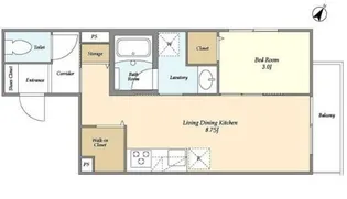 東京都大田区中央7【アパート】の間取り