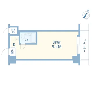 イトーピア六本木【4階】の間取り