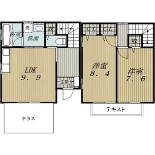 愛知県瀬戸市みずの坂1【一戸建】の間取り