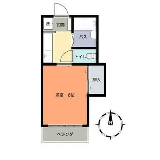 スエヒロハウス【4階】の間取り