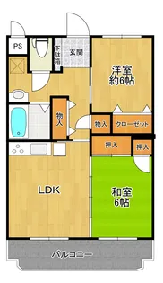 グレイスフル【1階】の間取り