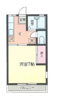 ベルメゾン大野【2階】の間取り