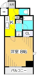 東京都府中市宮町1【マンション】の間取り