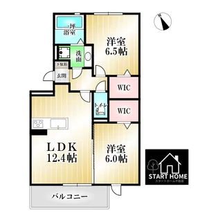セレーノ南田宮【1階】の間取り