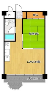 ほうらいの里宮島【4階】の間取り