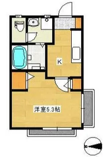 神奈川県小田原市酒匂2【アパート】の間取り