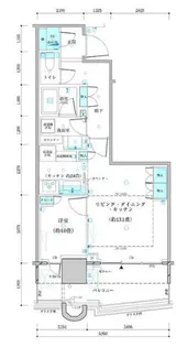 パークタワー勝どきミッド棟【20階】の間取り