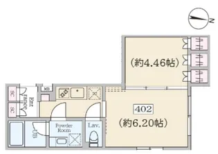 ReveResidence初台【4階】の間取り