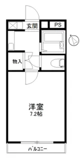 ファンドレンテ・アルファー【1階】の間取り