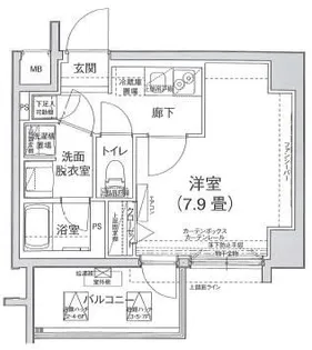 アイルルシェール錦糸町【4階】の間取り
