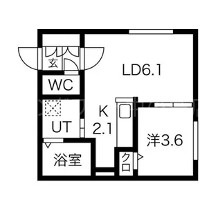 Encore南郷13(アンコール南郷13)【4階】の間取り