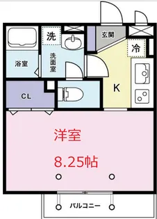 メルモ【1階】の間取り