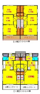 群馬県伊勢崎市曲沢町【一戸建】の間取り