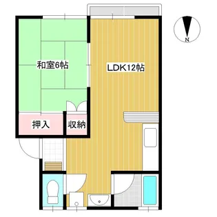 スプリングハイツ【2階】の間取り