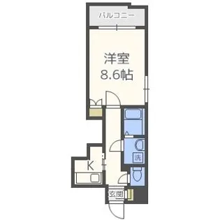 大阪府東大阪市荒本新町【マンション】の間取り