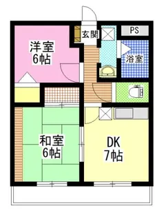 クオリティHigasifurumatu【1階】の間取り