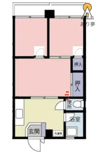 クロノス弘明寺西【4階】の間取り