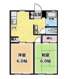 マイポートクレイン【2階】の間取り