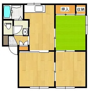 ディアス諏訪A棟【2階】の間取り