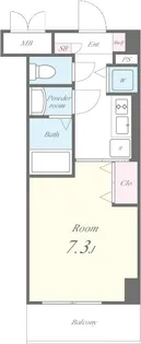 ラ・フロル【4階】の間取り