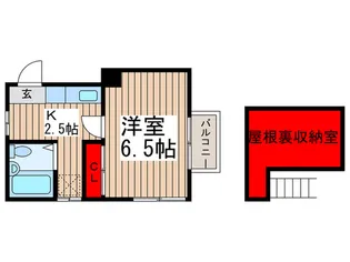 タケウチハイツ【2階】の間取り