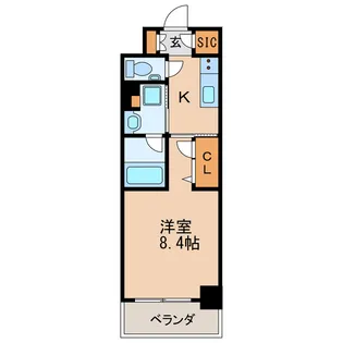 GRAND ESPOIR 車道【7階】の間取り