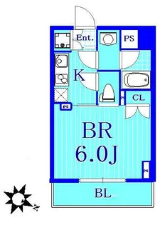 ルーブル新川崎【7階】の間取り