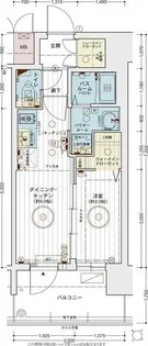 エステムコート名古屋ルノン【9階】の間取り