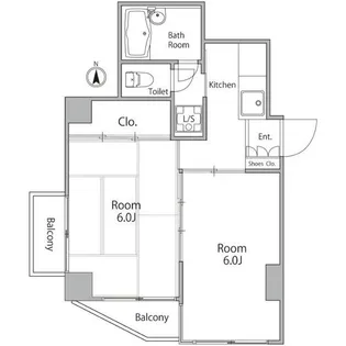 メブキ太子堂【3階】の間取り