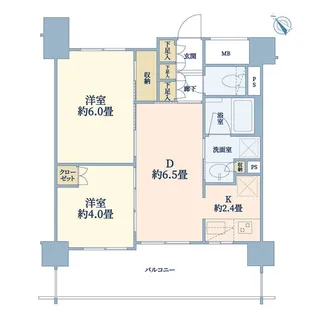 セルアージュ東神奈川アヴァンセ【2階】の間取り