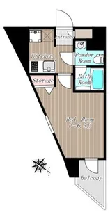 コンシェリア蒲田【8階】の間取り