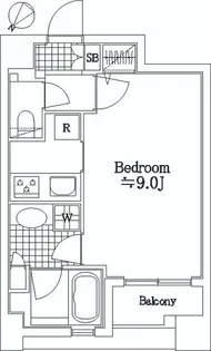 デュオ・スカーラ常盤台【10階】の間取り