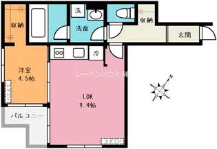 グランツリー桶川【1階】の間取り