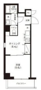 レピュア両国レジデンス【5階】の間取り