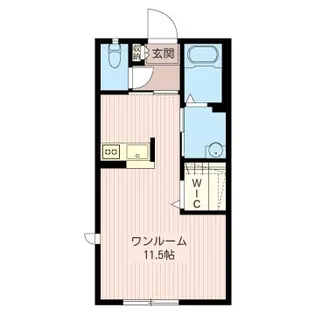 ハピネスグリーン【1階】の間取り