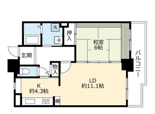 UR酉島リバーサイドヒルなぎさ街【31階】の間取り