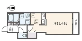 ヴェルジネ砧【1階】の間取り