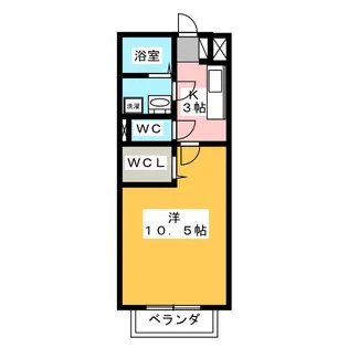 渥美朝陽舘【2階】の間取り